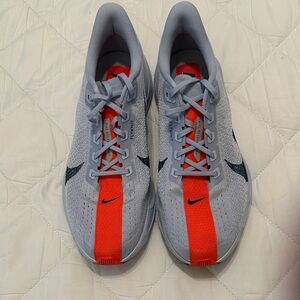 Nike Men's Pegasus Turbo zoom x in smoky blue and red